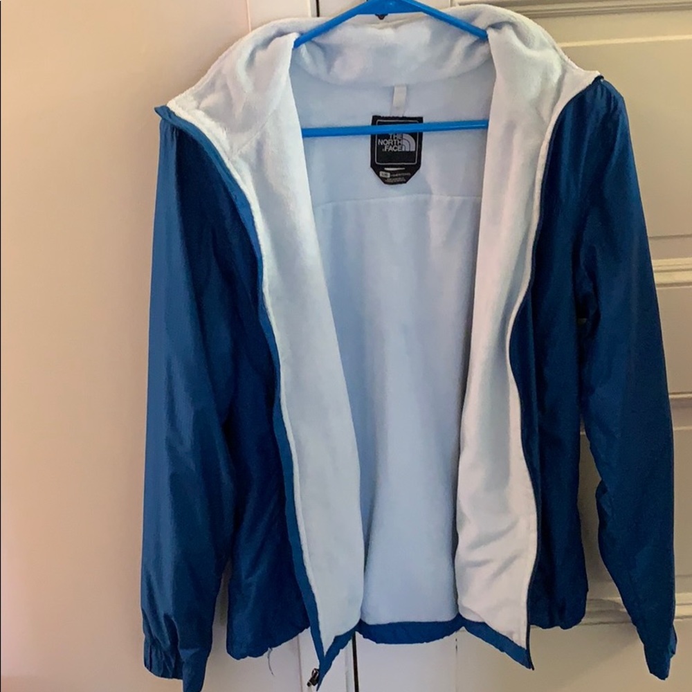 The North Face, blue, light jacket
